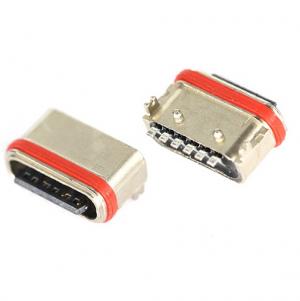 Vodotěsný konektor SMT USB Type-C 6P IPX7 KLS1-PUB-010